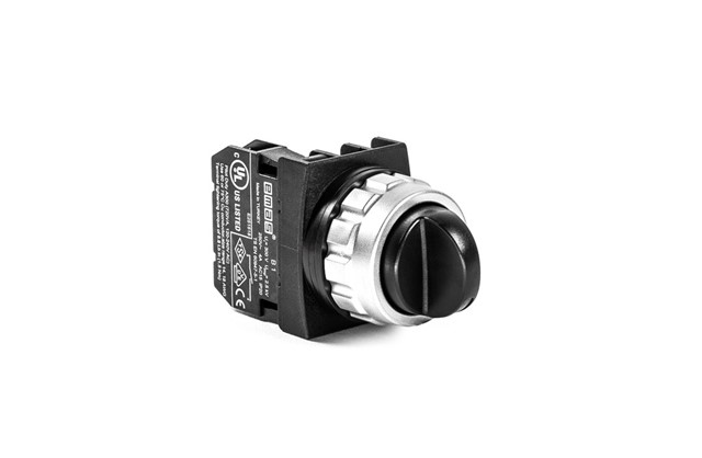 H Series Plastic 1NO (0-I) 60° Selector Stay Put 30 mm Control Unit